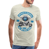 America's Road, Route 66 Shirt, Fathers Day Gift, Mother Road, Route 66 T-Shirt, Road Trip Shirt, Route 66 USA Motorcycle Biker Souvenir Tee - heather oatmeal