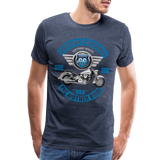 America's Road, Route 66 Shirt, Fathers Day Gift, Mother Road, Route 66 T-Shirt, Road Trip Shirt, Route 66 USA Motorcycle Biker Souvenir Tee - heather blue