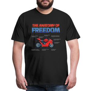 Motorcycle Gift, The Anatomy Of Freedom Shirt, Motorcycle Shirt, Biker Shirt, Motorcycle Gift, Gift For Biker, Motor Cross, Motorcycle Anatomy, Sports Bike - black