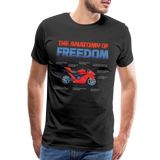 Motorcycle Gift, The Anatomy Of Freedom Shirt, Motorcycle Shirt, Biker Shirt, Motorcycle Gift, Gift For Biker, Motor Cross, Motorcycle Anatomy, Sports Bike - black