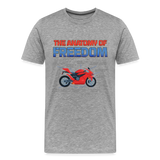 Motorcycle Gift, The Anatomy Of Freedom Shirt, Motorcycle Shirt, Biker Shirt, Motorcycle Gift, Gift For Biker, Motor Cross, Motorcycle Anatomy, Sports Bike - heather gray