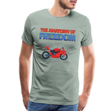 Motorcycle Gift, The Anatomy Of Freedom Shirt, Motorcycle Shirt, Biker Shirt, Motorcycle Gift, Gift For Biker, Motor Cross, Motorcycle Anatomy, Sports Bike - steel green