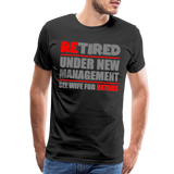 Retirement Gift, Retirement Shirt, Retired Shirt, Officially Retired, Funny Retirement Shirt, Vacation Shirt, Retired Under New Management Shirt, See Wife For Details, Seniors, Pensioner, Grandparents, - black