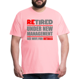 Retirement Gift, Retirement Shirt, Retired Shirt, Officially Retired, Funny Retirement Shirt, Vacation Shirt, Retired Under New Management Shirt, See Wife For Details, Seniors, Pensioner, Grandparents, - pink