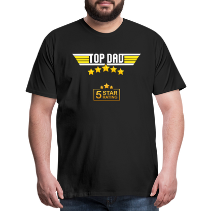 Gift For Dad, Fathers Day Gift, Top Dad Shirt, Top Dad T-Shirt, Funny Dad Shirt, Gift For Husband, Best Dad Shirt, Fathers Day Gift Idea - black