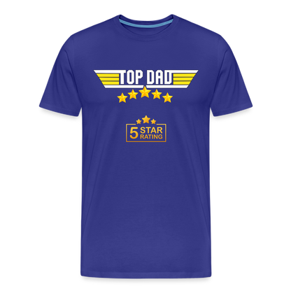 Gift For Dad, Fathers Day Gift, Top Dad Shirt, Top Dad T-Shirt, Funny Dad Shirt, Gift For Husband, Best Dad Shirt, Fathers Day Gift Idea - royal blue