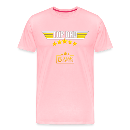 Gift For Dad, Fathers Day Gift, Top Dad Shirt, Top Dad T-Shirt, Funny Dad Shirt, Gift For Husband, Best Dad Shirt, Fathers Day Gift Idea - pink