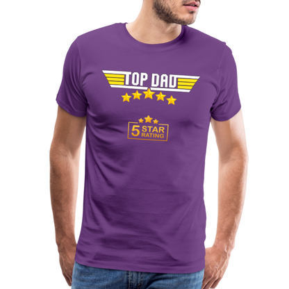 Gift For Dad, Fathers Day Gift, Top Dad Shirt, Top Dad T-Shirt, Funny Dad Shirt, Gift For Husband, Best Dad Shirt, Fathers Day Gift Idea - purple
