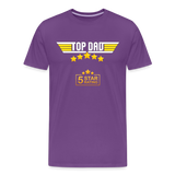 Gift For Dad, Fathers Day Gift, Top Dad Shirt, Top Dad T-Shirt, Funny Dad Shirt, Gift For Husband, Best Dad Shirt, Fathers Day Gift Idea - purple