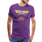 Gift For Dad, Fathers Day Gift, Top Dad Shirt, Top Dad T-Shirt, Funny Dad Shirt, Gift For Husband, Best Dad Shirt, Fathers Day Gift Idea - purple