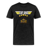 Gift For Dad, Fathers Day Gift, Top Dad Shirt, Top Dad T-Shirt, Funny Dad Shirt, Gift For Husband, Best Dad Shirt, Fathers Day Gift Idea - charcoal grey