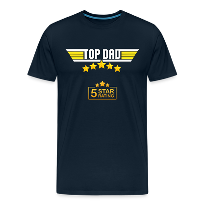 Gift For Dad, Fathers Day Gift, Top Dad Shirt, Top Dad T-Shirt, Funny Dad Shirt, Gift For Husband, Best Dad Shirt, Fathers Day Gift Idea - deep navy