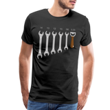 Wrench Bottle Opener Shirt, Funny Mechanic Shirt, Tools Car Fix Shirt, Engineer Gift Shirt, For Him Her T-shirt - black