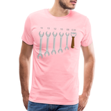 Wrench Bottle Opener Shirt, Funny Mechanic Shirt, Tools Car Fix Shirt, Engineer Gift Shirt, For Him Her T-shirt - pink