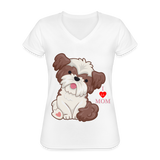 I Love Mom, Dog Mama Shirt, Dog Lover Shirt, Cute Dog Shirt, Funny Dog Shirt, Pet Lover Shirt, Dog Mom Shirt, Gift For Her - white