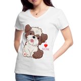 I Love Mom, Dog Mama Shirt, Dog Lover Shirt, Cute Dog Shirt, Funny Dog Shirt, Pet Lover Shirt, Dog Mom Shirt, Gift For Her - white