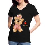 I Love Mom Shirt, Dog Lover Shirt, Dog Mama Shirt, Cute Dog Shirt, Tattoo Dog Shirt, Funny Dog Shirt, Pet Lover Shirt, Dog Mom Shirt, Gift For Her - black