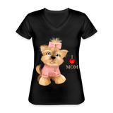 I Love Mom Shirt, Dog Lover Shirt, Dog Mama Shirt, Cute Dog Shirt, Tattoo Dog Shirt, Funny Dog Shirt, Pet Lover Shirt, Dog Mom Shirt, Gift For Her - black