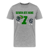 Seven Ate Nine, Funny Math Shirt, Seven Eight Nine, 7 ate 9, 7 8 9, Math, Mathematics, Science, Funny Geeks Shirt, Math Teacher Shirt - heather gray