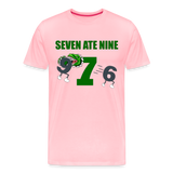 Seven Ate Nine, Funny Math Shirt, Seven Eight Nine, 7 ate 9, 7 8 9, Math, Mathematics, Science, Funny Geeks Shirt, Math Teacher Shirt - pink