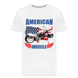 American Muscle Shirt, Motorcycle Shirt, Biker Shirt, Motorcycle Gift, Motorcycle Tshirt, Motorcycle Shirts, Motorcycle T Shirt, Biker Shirts - white