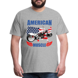 American Muscle Shirt, Motorcycle Shirt, Biker Shirt, Motorcycle Gift, Motorcycle Tshirt, Motorcycle Shirts, Motorcycle T Shirt, Biker Shirts - heather gray