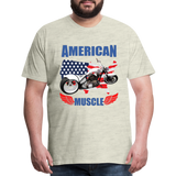 American Muscle Shirt, Motorcycle Shirt, Biker Shirt, Motorcycle Gift, Motorcycle Tshirt, Motorcycle Shirts, Motorcycle T Shirt, Biker Shirts - heather oatmeal