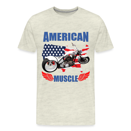 American Muscle Shirt, Motorcycle Shirt, Biker Shirt, Motorcycle Gift, Motorcycle Tshirt, Motorcycle Shirts, Motorcycle T Shirt, Biker Shirts - heather oatmeal