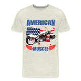 American Muscle Shirt, Motorcycle Shirt, Biker Shirt, Motorcycle Gift, Motorcycle Tshirt, Motorcycle Shirts, Motorcycle T Shirt, Biker Shirts - heather oatmeal