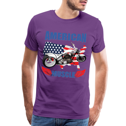 American Muscle Shirt, Motorcycle Shirt, Biker Shirt, Motorcycle Gift, Motorcycle Tshirt, Motorcycle Shirts, Motorcycle T Shirt, Biker Shirts - purple
