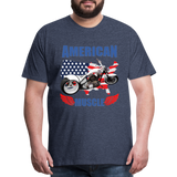 American Muscle Shirt, Motorcycle Shirt, Biker Shirt, Motorcycle Gift, Motorcycle Tshirt, Motorcycle Shirts, Motorcycle T Shirt, Biker Shirts - heather blue