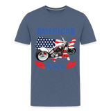 American Muscle Shirt, Motorcycle Shirt, Biker Shirt, Motorcycle Gift, Motorcycle Tshirt, Motorcycle Shirts, Motorcycle T Shirt, Biker Shirts - heather blue