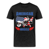 American Muscle Shirt, Motorcycle Shirt, Biker Shirt, Motorcycle Gift, Motorcycle Tshirt, Motorcycle Shirts, Motorcycle T Shirt, Biker Shirts - charcoal grey