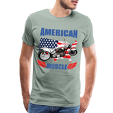 American Muscle Shirt, Motorcycle Shirt, Biker Shirt, Motorcycle Gift, Motorcycle Tshirt, Motorcycle Shirts, Motorcycle T Shirt, Biker Shirts - steel green