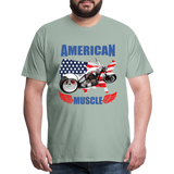 American Muscle Shirt, Motorcycle Shirt, Biker Shirt, Motorcycle Gift, Motorcycle Tshirt, Motorcycle Shirts, Motorcycle T Shirt, Biker Shirts - steel green