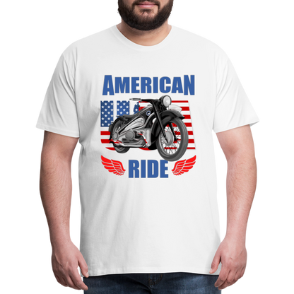 American Ride Shirt, Motorcycle Shirt, Biker Shirt, Motorcycle Gift, Motorcycle Tshirt, Motorcycle Shirts, Motorcycle T Shirt, Biker Shirts - white