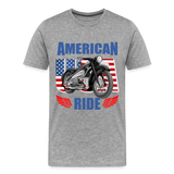 American Ride Shirt, Motorcycle Shirt, Biker Shirt, Motorcycle Gift, Motorcycle Tshirt, Motorcycle Shirts, Motorcycle T Shirt, Biker Shirts - heather gray