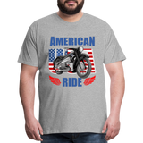 American Ride Shirt, Motorcycle Shirt, Biker Shirt, Motorcycle Gift, Motorcycle Tshirt, Motorcycle Shirts, Motorcycle T Shirt, Biker Shirts - heather gray