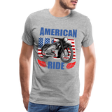 American Ride Shirt, Motorcycle Shirt, Biker Shirt, Motorcycle Gift, Motorcycle Tshirt, Motorcycle Shirts, Motorcycle T Shirt, Biker Shirts - heather gray