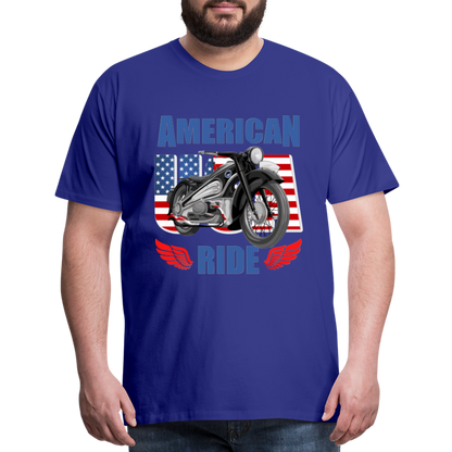 American Ride Shirt, Motorcycle Shirt, Biker Shirt, Motorcycle Gift, Motorcycle Tshirt, Motorcycle Shirts, Motorcycle T Shirt, Biker Shirts - royal blue