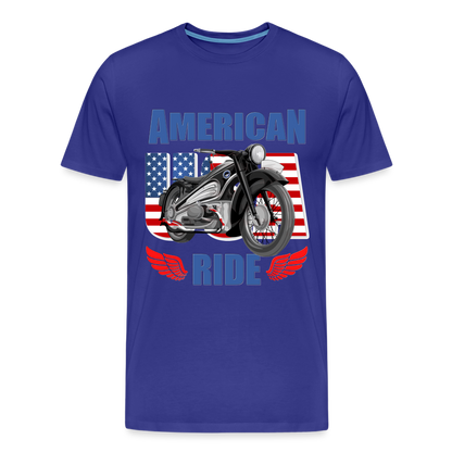 American Ride Shirt, Motorcycle Shirt, Biker Shirt, Motorcycle Gift, Motorcycle Tshirt, Motorcycle Shirts, Motorcycle T Shirt, Biker Shirts - royal blue