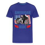 American Ride Shirt, Motorcycle Shirt, Biker Shirt, Motorcycle Gift, Motorcycle Tshirt, Motorcycle Shirts, Motorcycle T Shirt, Biker Shirts - royal blue