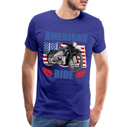 American Ride Shirt, Motorcycle Shirt, Biker Shirt, Motorcycle Gift, Motorcycle Tshirt, Motorcycle Shirts, Motorcycle T Shirt, Biker Shirts - royal blue