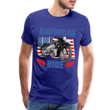 American Ride Shirt, Motorcycle Shirt, Biker Shirt, Motorcycle Gift, Motorcycle Tshirt, Motorcycle Shirts, Motorcycle T Shirt, Biker Shirts - royal blue