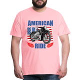 American Ride Shirt, Motorcycle Shirt, Biker Shirt, Motorcycle Gift, Motorcycle Tshirt, Motorcycle Shirts, Motorcycle T Shirt, Biker Shirts - pink