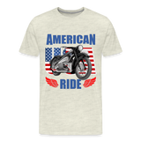 American Ride Shirt, Motorcycle Shirt, Biker Shirt, Motorcycle Gift, Motorcycle Tshirt, Motorcycle Shirts, Motorcycle T Shirt, Biker Shirts - heather oatmeal