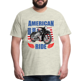 American Ride Shirt, Motorcycle Shirt, Biker Shirt, Motorcycle Gift, Motorcycle Tshirt, Motorcycle Shirts, Motorcycle T Shirt, Biker Shirts - heather oatmeal