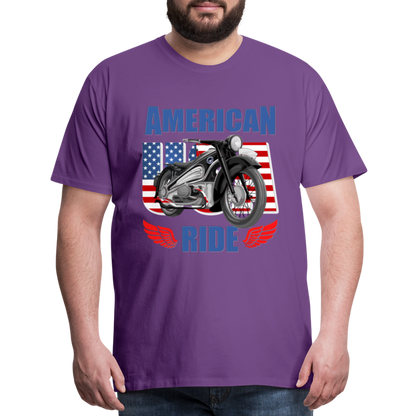 American Ride Shirt, Motorcycle Shirt, Biker Shirt, Motorcycle Gift, Motorcycle Tshirt, Motorcycle Shirts, Motorcycle T Shirt, Biker Shirts - purple