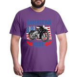 American Ride Shirt, Motorcycle Shirt, Biker Shirt, Motorcycle Gift, Motorcycle Tshirt, Motorcycle Shirts, Motorcycle T Shirt, Biker Shirts - purple