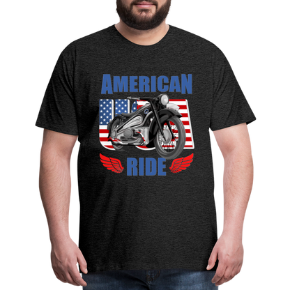 American Ride Shirt, Motorcycle Shirt, Biker Shirt, Motorcycle Gift, Motorcycle Tshirt, Motorcycle Shirts, Motorcycle T Shirt, Biker Shirts - charcoal grey